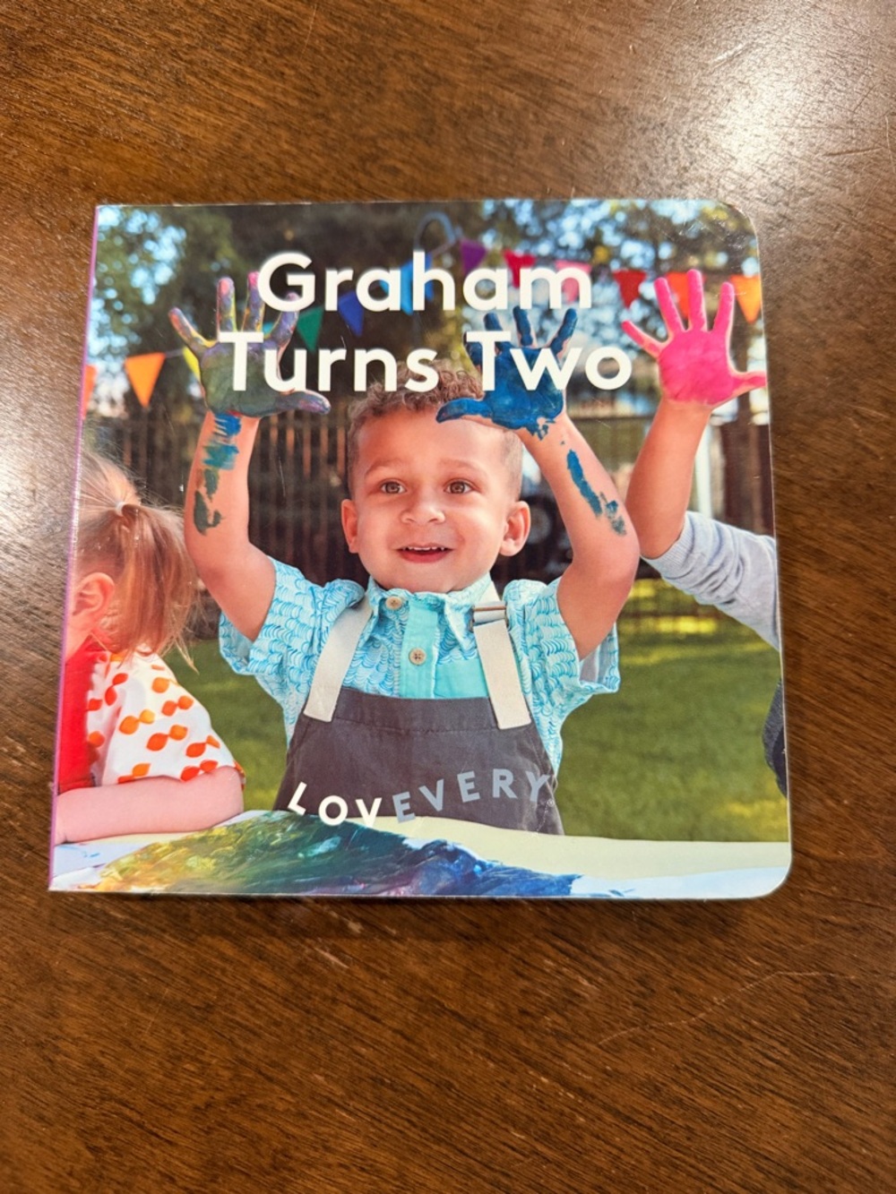 Lovevery Graham Turns Two Board Book - Blue